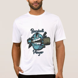Vezelaar voor honkbalspeler met hoed sleutelhanger t-shirt