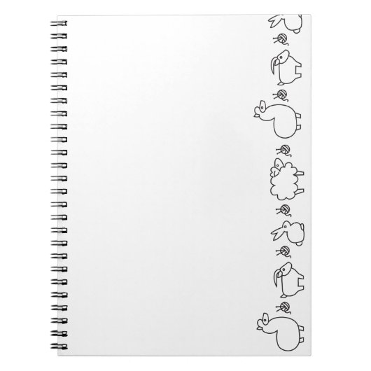 Vezeldieren Notitieboek (Voorkant)