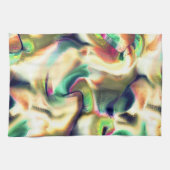 Vezelige plekken met opvallende kleuren, defecte g theedoek (Horizontaal)