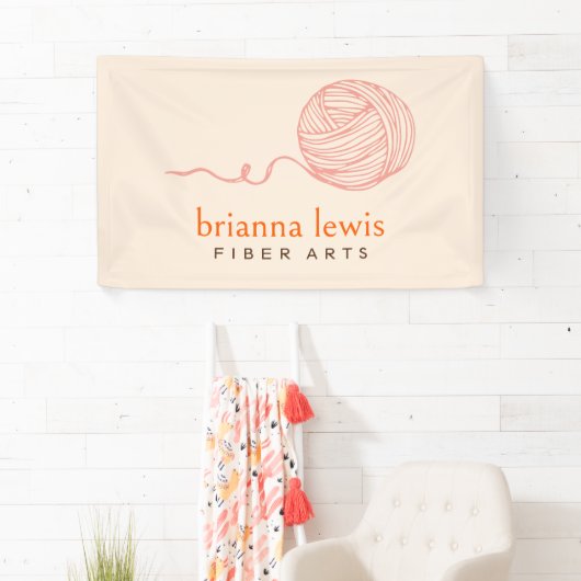 Vezelkunstenaar Moderne Garenmarkt Banner (Insitu)