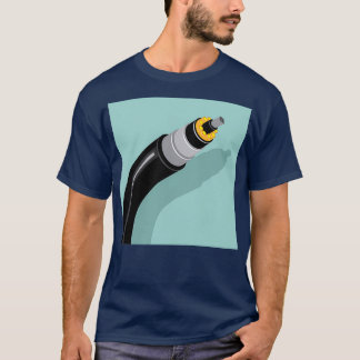 Vezeloptische kabel t-shirt