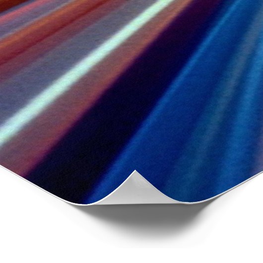 Vezeloptische streektunnel poster (Hoek)