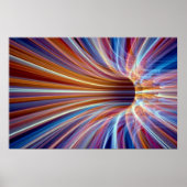 Vezeloptische streektunnel poster (Voorkant)
