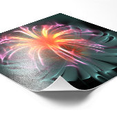 Vezeloptische ventilator (vierkant) foto afdruk (Hoek)