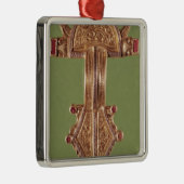 Vezelvlies met kop van vogels metalen ornament (Rechts)