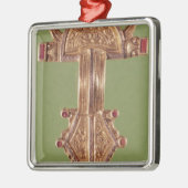 Vezelvlies met kop van vogels metalen ornament (Links)