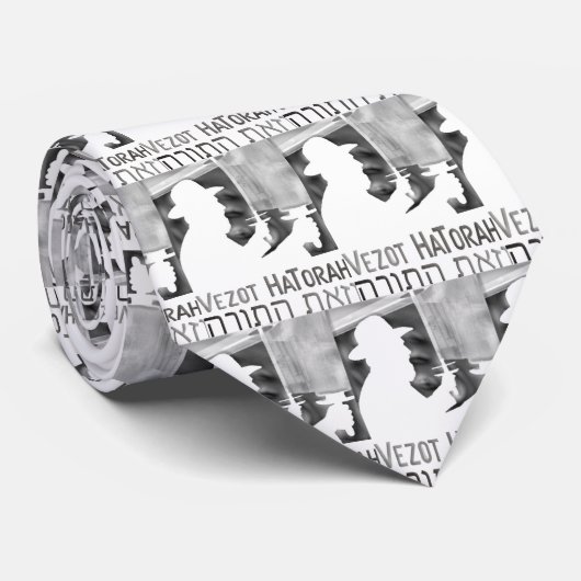 Vezot Hatorah Stropdas (Opgerold)