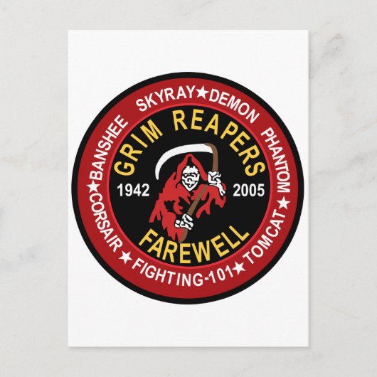 VF-101 Rootopzuigers Briefkaart (Voorkant)