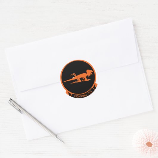 VF-114 Aardvarken Ronde Sticker (Envelop)