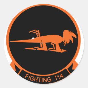 VF-114 Aardvarken Ronde Sticker