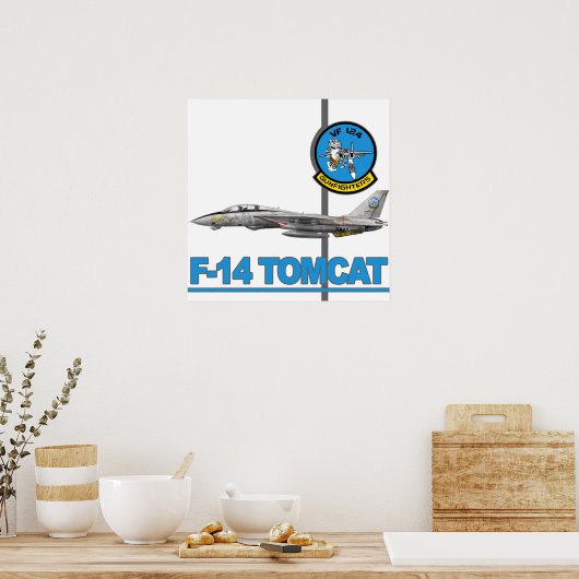 VF-124-kanonnen afdrukken Poster (Keuken)