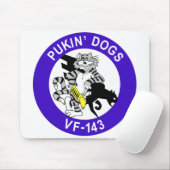 VF-143 Pukin-honden Muismat (Met muis)