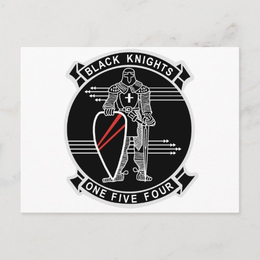 VF-154 Black Knachten Briefkaart (Voorkant)
