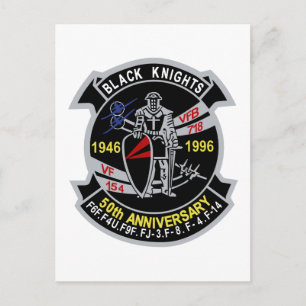 VF-154 Black Knights 50-jarig jubileum Briefkaart