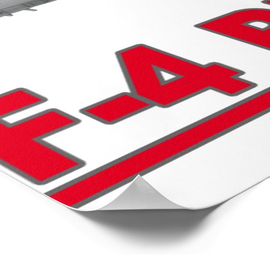 VF-161-laders F-4 — fantoomafdrukken Poster (Hoek)