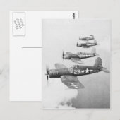 VF-17 F4U4 CORSAIRS BRIEFKAART (Voorkant / Achterkant)