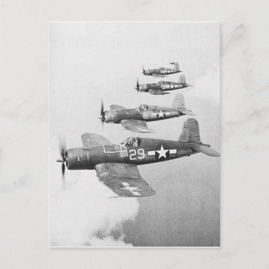 VF-17 F4U4 CORSAIRS BRIEFKAART (Voorkant)