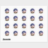 VF-211 Checkmates Ronde Sticker (Vel)