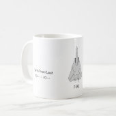 VF-31 "Tomcatters" — NAS Oceana — F-14 Tomcat Koffiemok (Voorkant links)