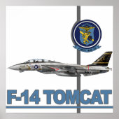 VF-32 Szwaardmannen afdrukken Poster (Voorkant)