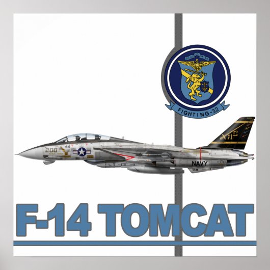 VF-32 Szwaardmannen afdrukken Poster (Voorkant)