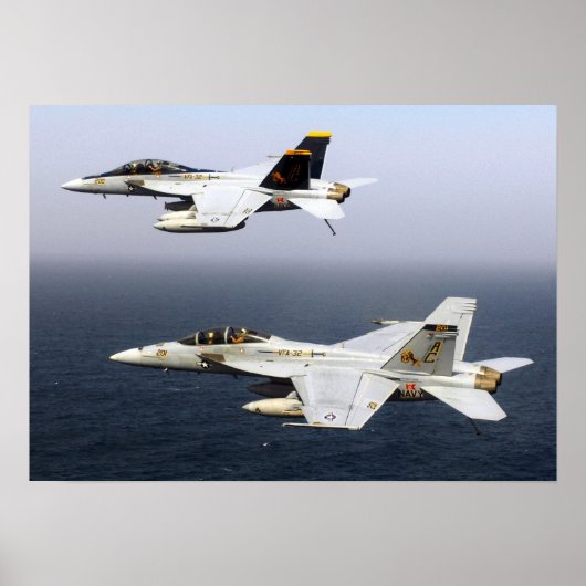 VF-32 zwaardmannen F-14 Poster (Voorkant)