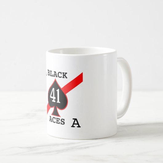 VF-41 Black Aces Coffee mok (Voorkant rechts)