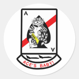 VF-41 Black Aces Ronde Sticker