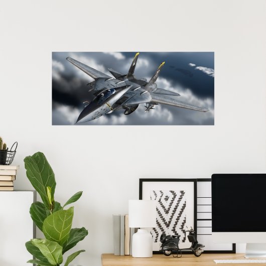 VF-84 Jolly Rogers Print (Thuiskantoor)