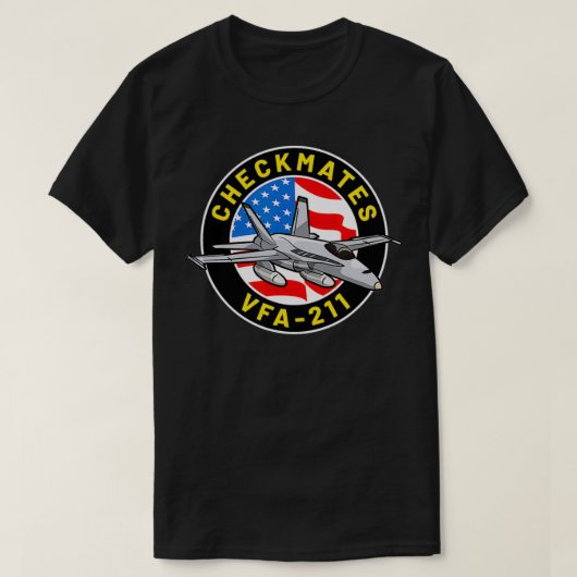 VFA211 Squadron F18 Super Hornet T-shirt (Design voorkant)