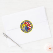 VFA-192 GOLDENDRAGONS squadron patch Ronde Sticker (Envelop)