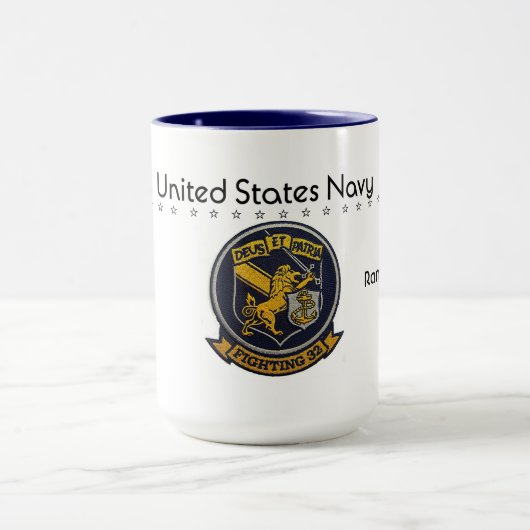 VFA-32 "Strijd tegen zwaardmannen" Mok (Midden)