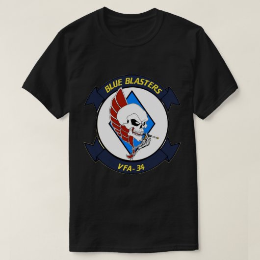 VFA-34 Blue Blasters Patch Essential T-Shirt (Design voorkant)