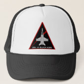 VFA - 41 Fighter Squadron Black Aces 3 Trucker Pet (Voorkant)