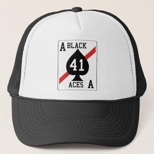 VFA - 41 Fighter Squadron Black Aces Trucker Pet (Voorkant)