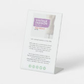 VFG Trots Lid Tafelblad Sign Reclamebord Met Voetstuk (Voorkant)