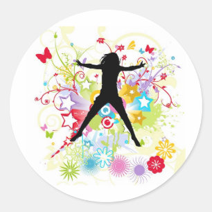 vg (8) ronde sticker