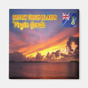 VG - Britse Maagdeneilanden - Virgin Gorda Sunset Magneet