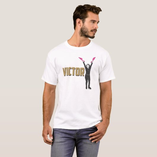 VGK Vegas Hockey Victory Flamingo. T-shirt (Voorkant volledig)