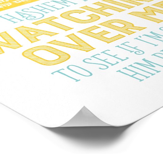 V'Hinei Hashem Print (Hoek)