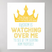 V'Hinei Hashem Print (Voorkant)