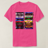 VHS 80s Horror Stacks T-shirt (Design voorkant)