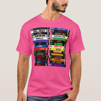 VHS 80s Horror Stacks T-shirt