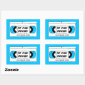 VHS be Sind terugspoelen Sticker voor nieuwheid (Vel)