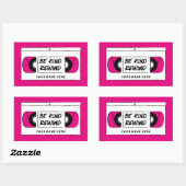 VHS be Sind terugspoelen Sticker voor nieuwheid (Vel)