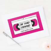 VHS be Sind terugspoelen Sticker voor nieuwheid (Envelop)