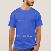 VHS Blue Screen Retro T-Shirt (Voorkant)
