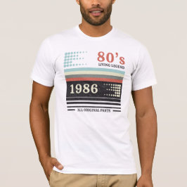 Vhs Cassete 1986 Limited Edition | Birthday Gift T-shirt