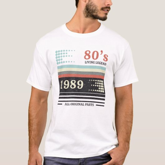 Vhs Cassete 1989 Limited Edition | Birthday Gift T-shirt (Voorkant)