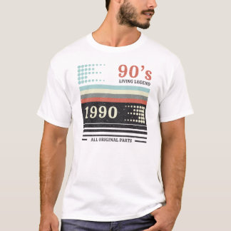 Vhs Cassete 1990 Limited Edition | Birthday Gift T-shirt
